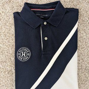 Tommy Hilfiger Men's Polo New York 1985 - Color Navy + White - Size L
